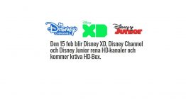 Disneykanalerna blir rena HD-kanaler